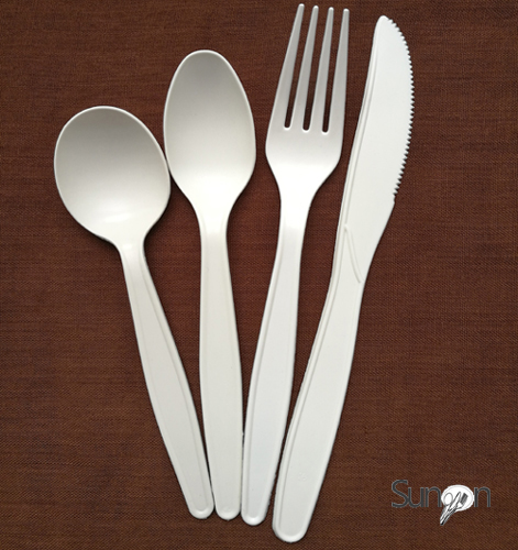 8inch Corn Starch Biodegradable Cutlery