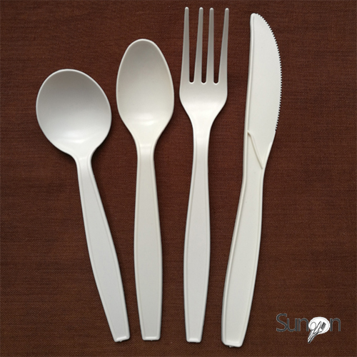 7inch Corn Starch Biodegradable Cutlery