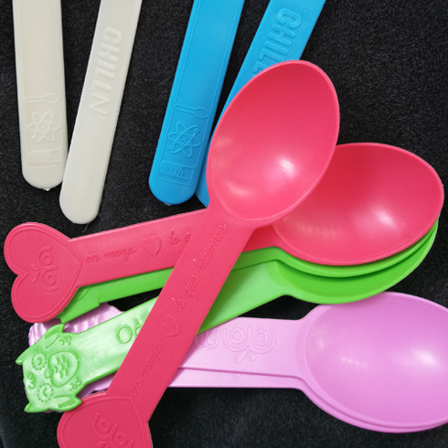 Biodegradable Icecream Spoon made from Corn Starch