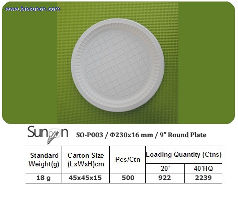 9inch plate