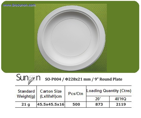 9inch plate