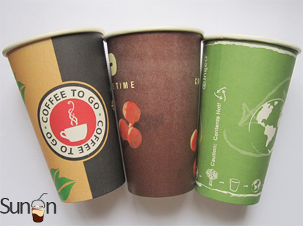 16oz disposable paper cups