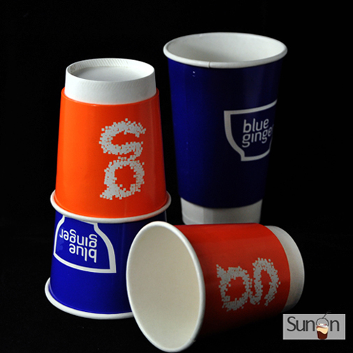 12 oz double walled paper cups